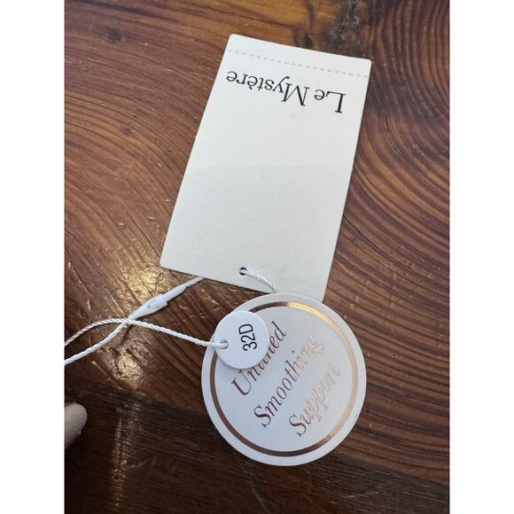 Le Mystere Smooth Shape Unlined Underwire Bra 32D Nude NWT $68 - Picture 10 of 16